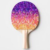 Ping Pong Paddle Glitter Graphic Tafeltennisbatje (Voorkant)