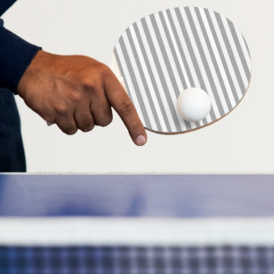 Ping Pong Paddle Grijs & Witte Streep Tafeltennisbatje