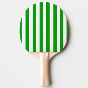 Ping Pong Paddle Groen & Witte Streep Tafeltennisbatje