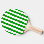 Ping Pong Paddle Groen & Witte Streep Tafeltennisbatje (Zijkant)