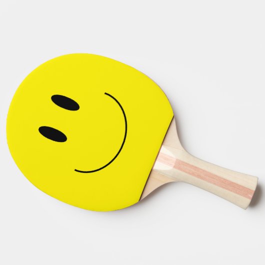 Ping Pong Paddle "Happy Face" Tafeltennisbatje (Zijkant)