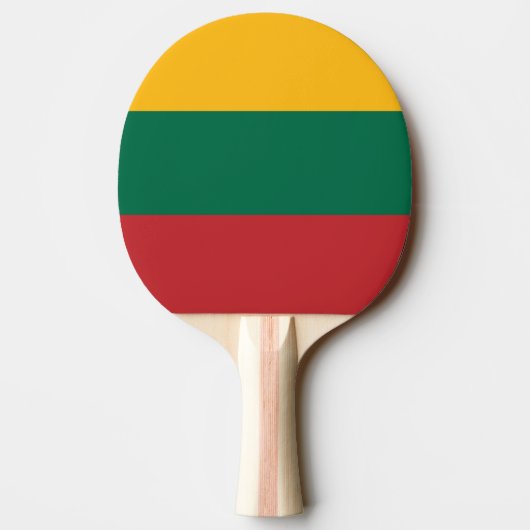 Ping pong paddle met de vlag van Litouwen Tafeltennisbatje (Achterkant)