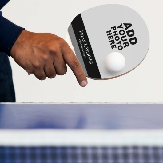 Ping Pong Paddle met foto en naam Tafeltennisbatje (Insitu)