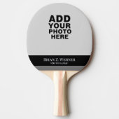 Ping Pong Paddle met foto en naam Tafeltennisbatje (Voorkant)