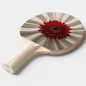 Ping pong paddle met Japanse kleuren Tafeltennisbatje (Voorkant Gekanteld)