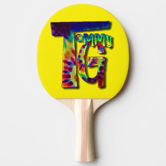 Ping Pong Paddle met je favoriete muzikanten logo Tafeltennisbatje