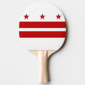 Ping pong paddle met vlag van Washington DC, VS Tafeltennisbatje (Achterkant)