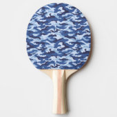 Ping Pong Paddle Militaire Camo Print Tafeltennisbatje (Voorkant)