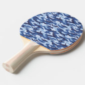 Ping Pong Paddle Militaire Camo Print Tafeltennisbatje (Voorkant Gekanteld)