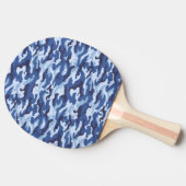 Ping Pong Paddle Militaire Camo Print Tafeltennisbatje (Zijkant)