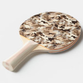 Ping Pong Paddle Militaire Camo Print Tafeltennisbatje (Voorkant Gekanteld)
