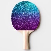 Ping Pong Paddle Mosaic Sparkley Texture Tafeltennisbatje (Achterkant)