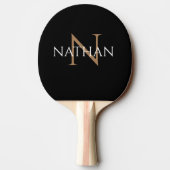  Ping Pong Paddle – Naam & Initiaal Tafeltennisbatje (Achterkant)