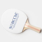 Ping Pong Paddle - NOBCChE logo Tafeltennisbatje (Zijkant)