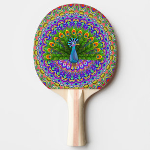 Ping Pong Paddle Peacock Tafeltennisbatje
