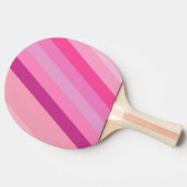 Ping Pong Paddle Pink Stripe Tafeltennisbatje (Zijkant)