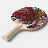 Ping Pong Paddle "Pink Vase" Tafeltennisbatje (Voorkant Gekanteld)