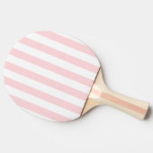 Ping Pong Paddle Pink & White Stripe Tafeltennisbatje (Zijkant)