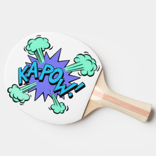Ping Pong Paddle - Pop Art Ka-Pow aan beide zijden Tafeltennisbatje