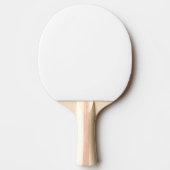 Ping Pong Paddle Red White of Black White Sjabloon Tafeltennisbatje (Voorkant)