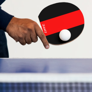 Ping Pong Paddle Rood Zwart Tafeltennisbatje