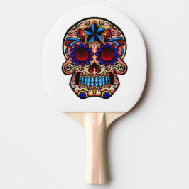 Ping Pong Paddle/Skull Tafeltennisbatje
