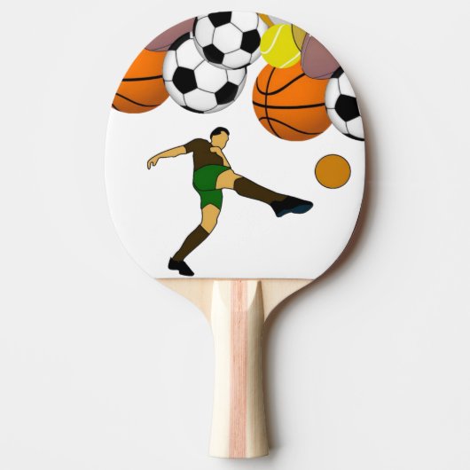 Ping Pong Paddle Sportvoetbal Tafeltennisbatje (Voorkant)