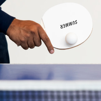 Ping Pong Paddle Summer White Tafeltennisbatje