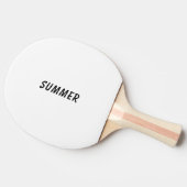 Ping Pong Paddle Summer White Tafeltennisbatje (Zijkant)
