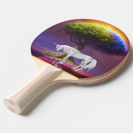 Ping Pong Paddle Tafeltennisbatje (Achterkant Gekanteld)