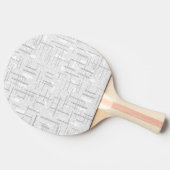 Ping Pong Paddle Tafeltennisbatje (Zijkant)