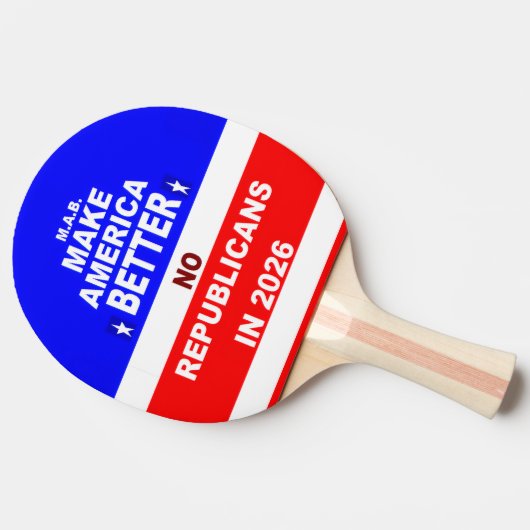 Ping Pong Paddle Tafeltennisbatje (Zijkant)