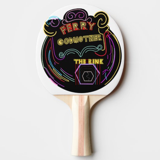 Ping Pong Paddle Tafeltennisbatje (Achterkant)