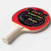Ping Pong Paddle Tafeltennisbatje (Voorkant Gekanteld)