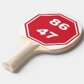 Ping Pong Paddle Tafeltennisbatje (Voorkant Gekanteld)