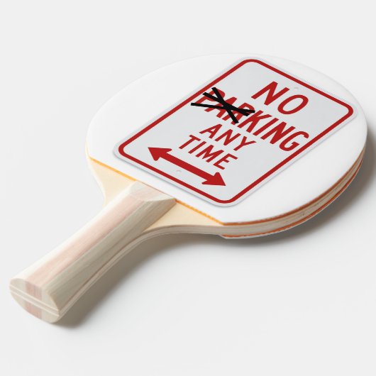 Ping Pong Paddle Tafeltennisbatje (Voorkant Gekanteld)