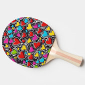 Ping Pong Paddle Tafeltennisbatje (Zijkant)