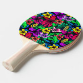 Ping Pong Paddle Tafeltennisbatje (Voorkant Gekanteld)