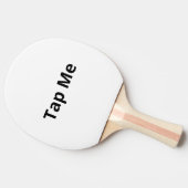 Ping Pong Paddle Tafeltennisbatje (Zijkant)