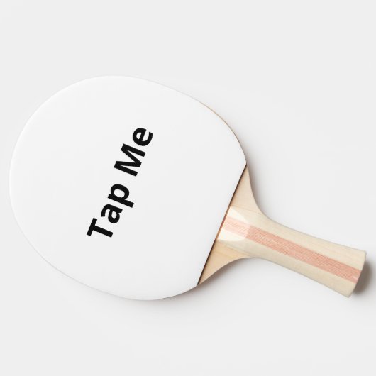 Ping Pong Paddle Tafeltennisbatje (Zijkant)