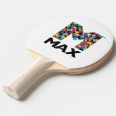 Ping Pong Paddle Tafeltennisbatje (Voorkant Gekanteld)