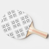 Ping Pong Paddle Tafeltennisbatje (Zijkant)
