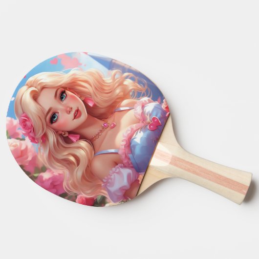 Ping Pong Paddle Tafeltennisbatje (Zijkant)