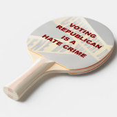 Ping Pong Paddle Tafeltennisbatje (Voorkant Gekanteld)