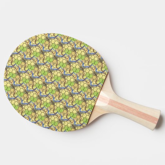 Ping Pong Paddle Tafeltennisbatje (Zijkant)