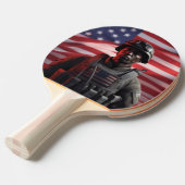 Ping Pong Paddle Tafeltennisbatje (Voorkant Gekanteld)