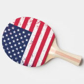 Ping Pong Paddle-USA Flag Ping Pong Paddle Tafeltennisbatje (Zijkant)