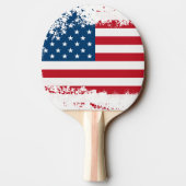 Ping Pong Paddle-USA-vlag Tafeltennisbatje (Achterkant)