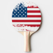 Ping Pong Paddle-USA-vlag Tafeltennisbatje (Voorkant)