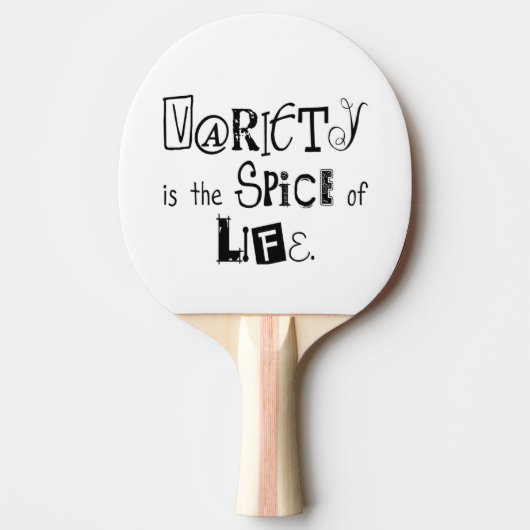 Ping Pong Paddle Variety Spice of Life Tafeltennisbatje (Voorkant)